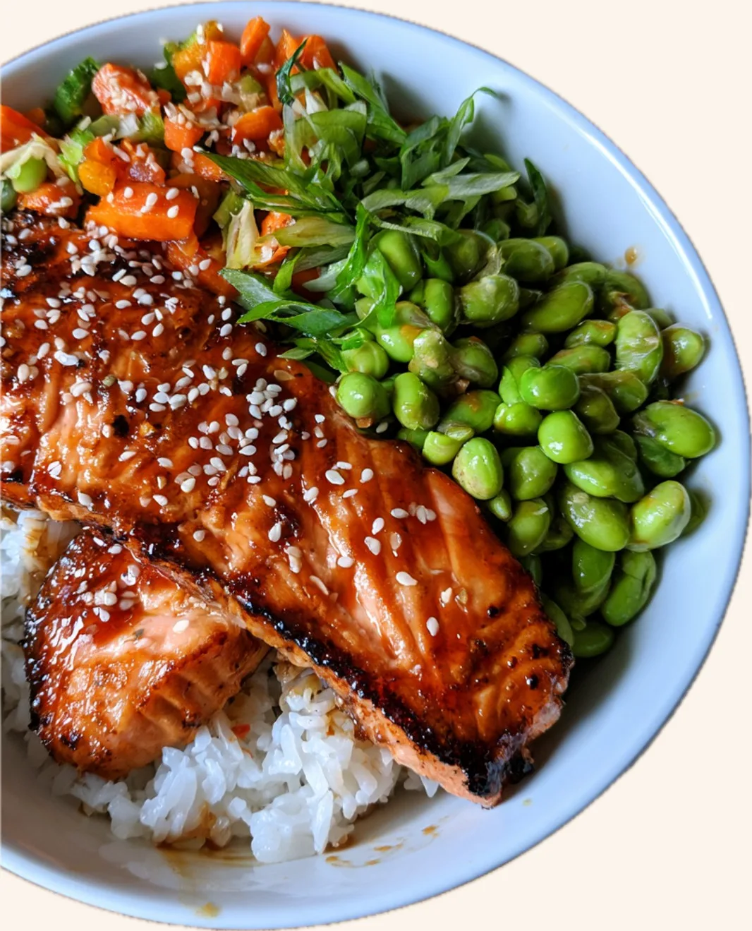 Ginger-Sesame Salmon Belly Bowl